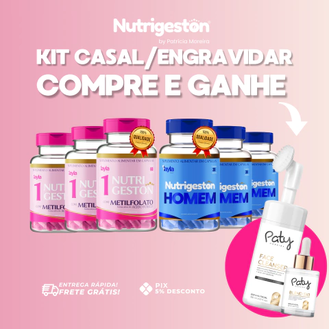 kit Casal Power e GANHE KIT SKINCARE - Espuma de Limpeza Facial + Sérum Dia