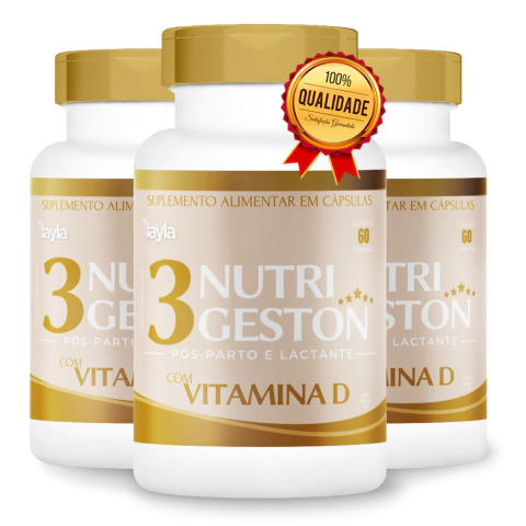 Nutrigeston 3: PÓS PARTO & AMAMENTAÇÃO - LEVE para 3 MESES
