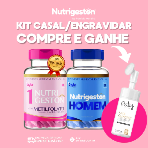 PROMOÇÃO Kit Casal Pré ENGRAVIDAR GANHE BRINDE